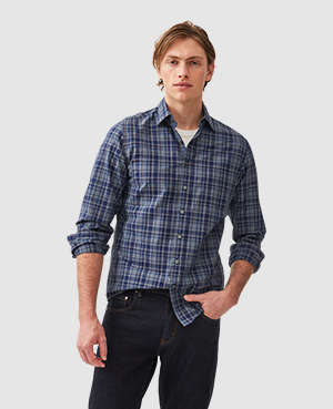 Rodd & Gunn Men's Monavale Slim-fit Casual Button-down Shirt In Midnight