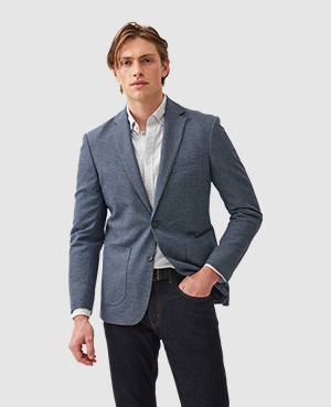 Rodd & Gunn Thorton Sports Fit Jacket In Arctic
