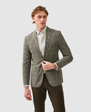 Rodd & Gunn Karaka Point Slim Fit Jacket In Kelp