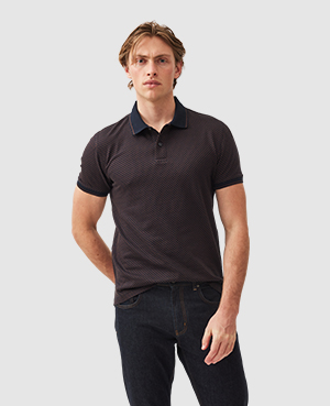 Rodd & Gunn Lynden Slim Fit Polo Shirt In Midnight