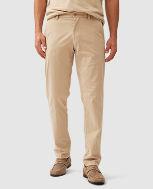 Rodd & Gunn Heriot Straight Pant In Natural