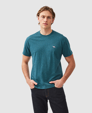 Rodd & Gunn The Gunn Tee In Dark Cyan