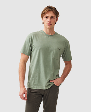 Rodd & Gunn Gunn Original Fit Tee In Green