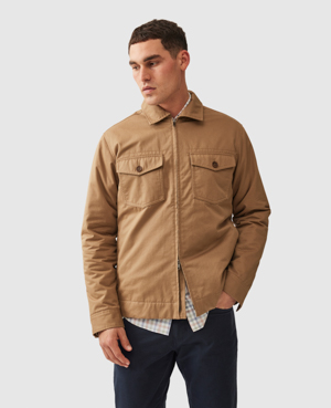 Rodd & Gunn Fordell Jacket In Tan