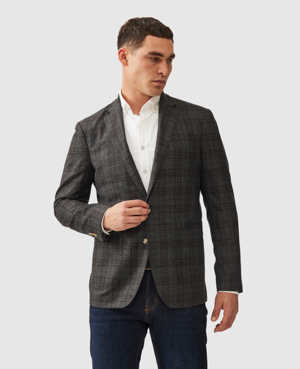 Rodd & Gunn Owen Junction Plaid Sports Fit Sport Coat In Woodland Brown