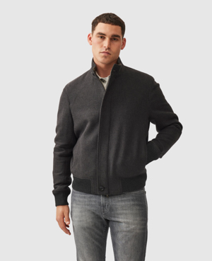Rodd & Gunn Miramar Jacket In Charcoal
