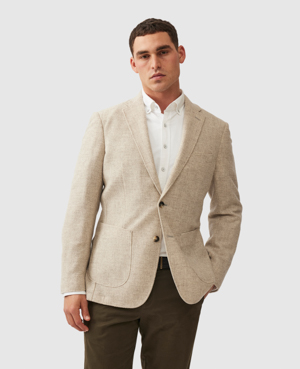 Rodd & Gunn Mt Mason Sports Fit Sport Coat In Macadamia
