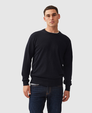 Rodd & Gunn Christchurch Knit Pullover Sweater In Midnight