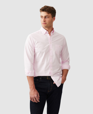 Rodd & Gunn Hendrick Slim Fit Button Down Shirt In Rosewater