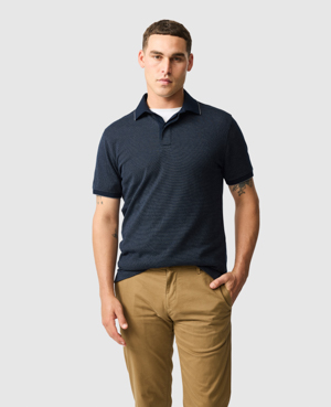 Rodd & Gunn Wilson Bay Slim Fit Polo Shirt In Eclipse