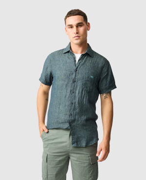 Rodd & Gunn Cathedral Cove Sports Fit Shirt In Green
