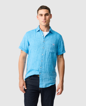 Rodd & Gunn Cathedral Cove Sports Fit Shirt In Blue