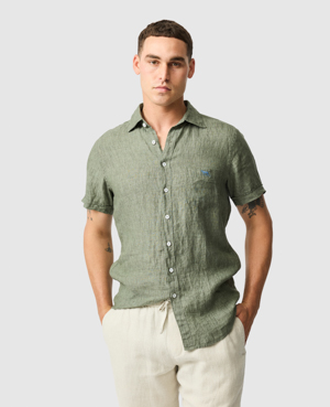Rodd & Gunn Cathedral Cove Sports Fit Shirt In Green