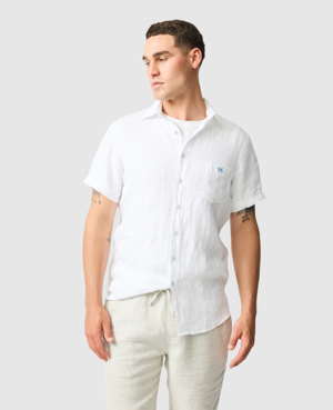 Rodd & Gunn Cathedral Cove Sports Fit Shirt In White