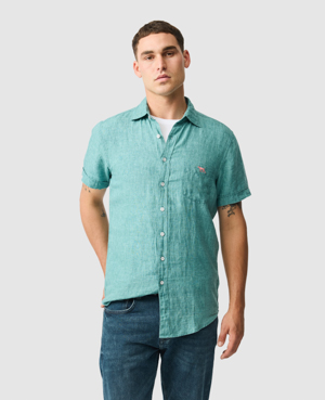 Rodd & Gunn Cathedral Cove Sports Fit Shirt In Green