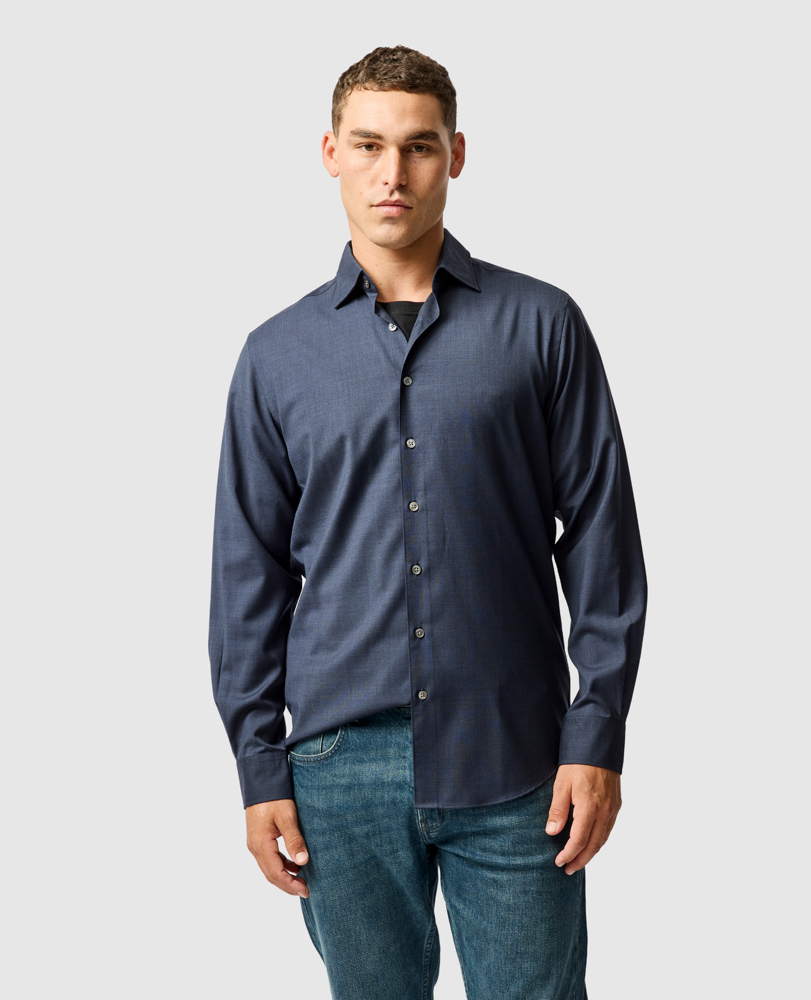 Rodd & Gunn Esk Valley Sports Fit Shirt In Eclipse