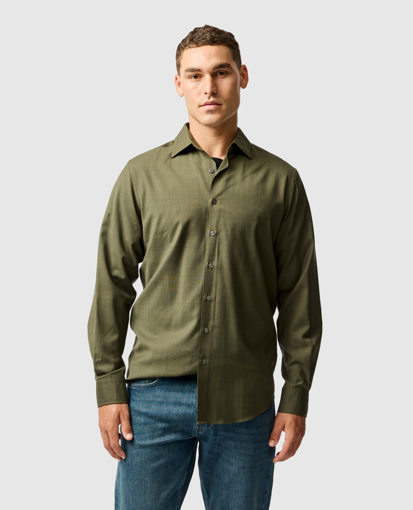 Rodd & Gunn Esk Valley Sports Fit Shirt In Pine