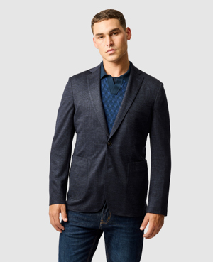 Rodd & Gunn Moorefield Sports Fit Jacket In Indigo