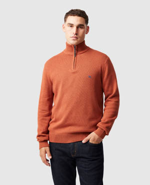 Rodd & Gunn Merrick Bay Knit In Rust