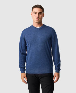 Rodd & Gunn Haywards Knit Sweater In River
