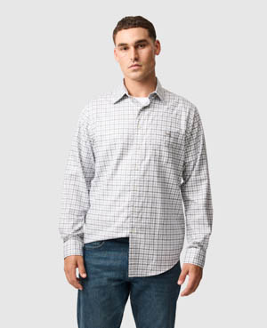 Rodd & Gunn Gebbies Valley Shirt In Fog