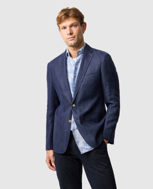 Rodd & Gunn The Cascades Sports Fit Jacket In Midnight