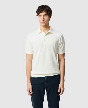 Rodd & Gunn Masons Flat Knit In White