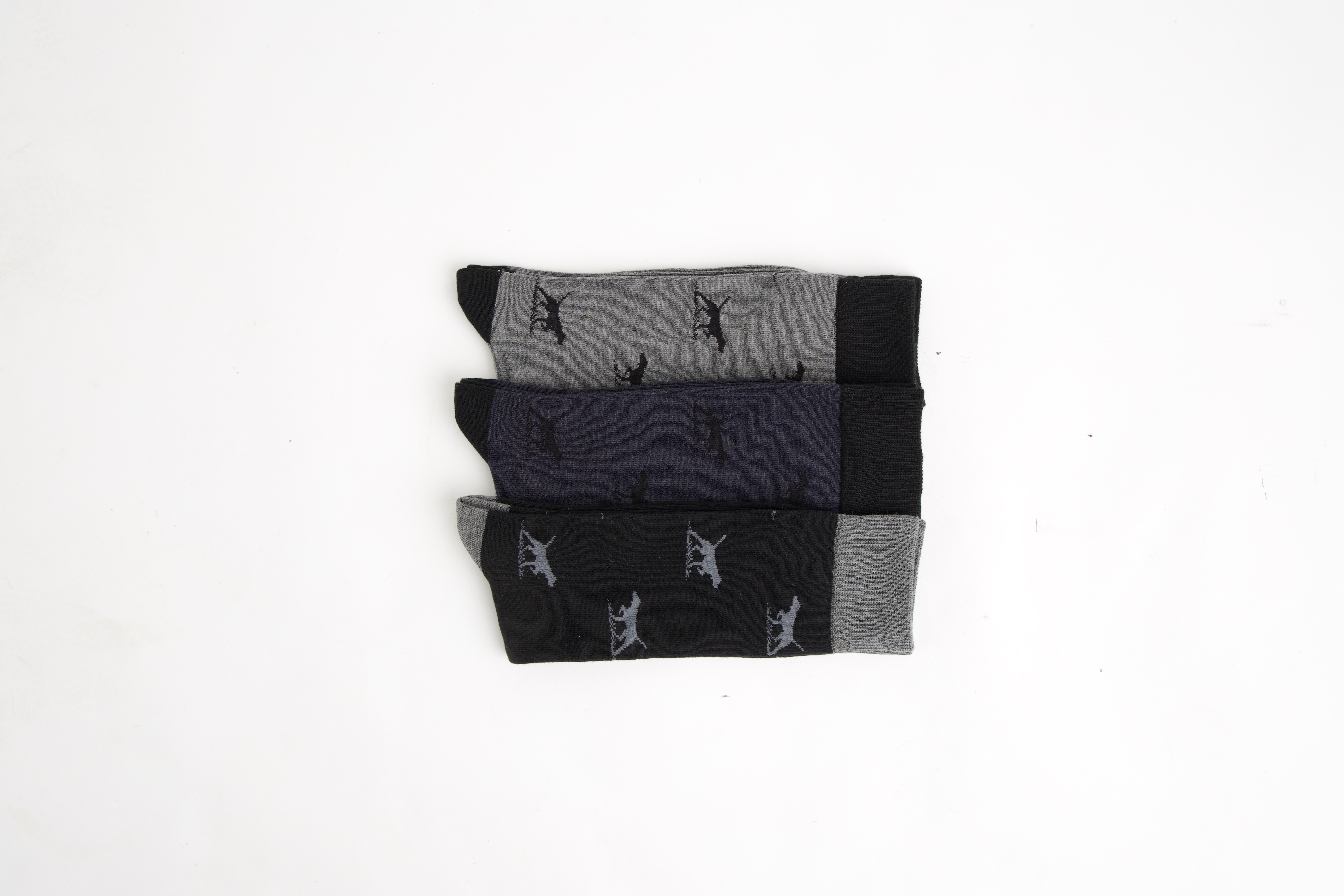 Rodd & Gunn Dogs-a-plenty Three Pack Socks In Black