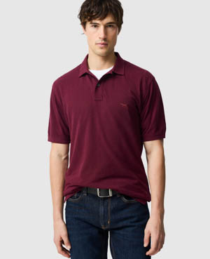 Rodd & Gunn The Gunn Original Fit Polo In Burgundy