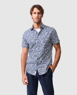 Rodd & Gunn South Hampton Sports Fit Shirt In Blue