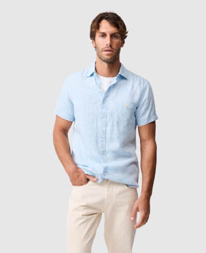 Rodd & Gunn Cathedral Cove Sports Fit Shirt In Blue