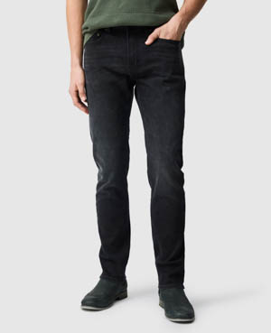 Rodd & Gunn Lyell Straight Italian Denim In Black