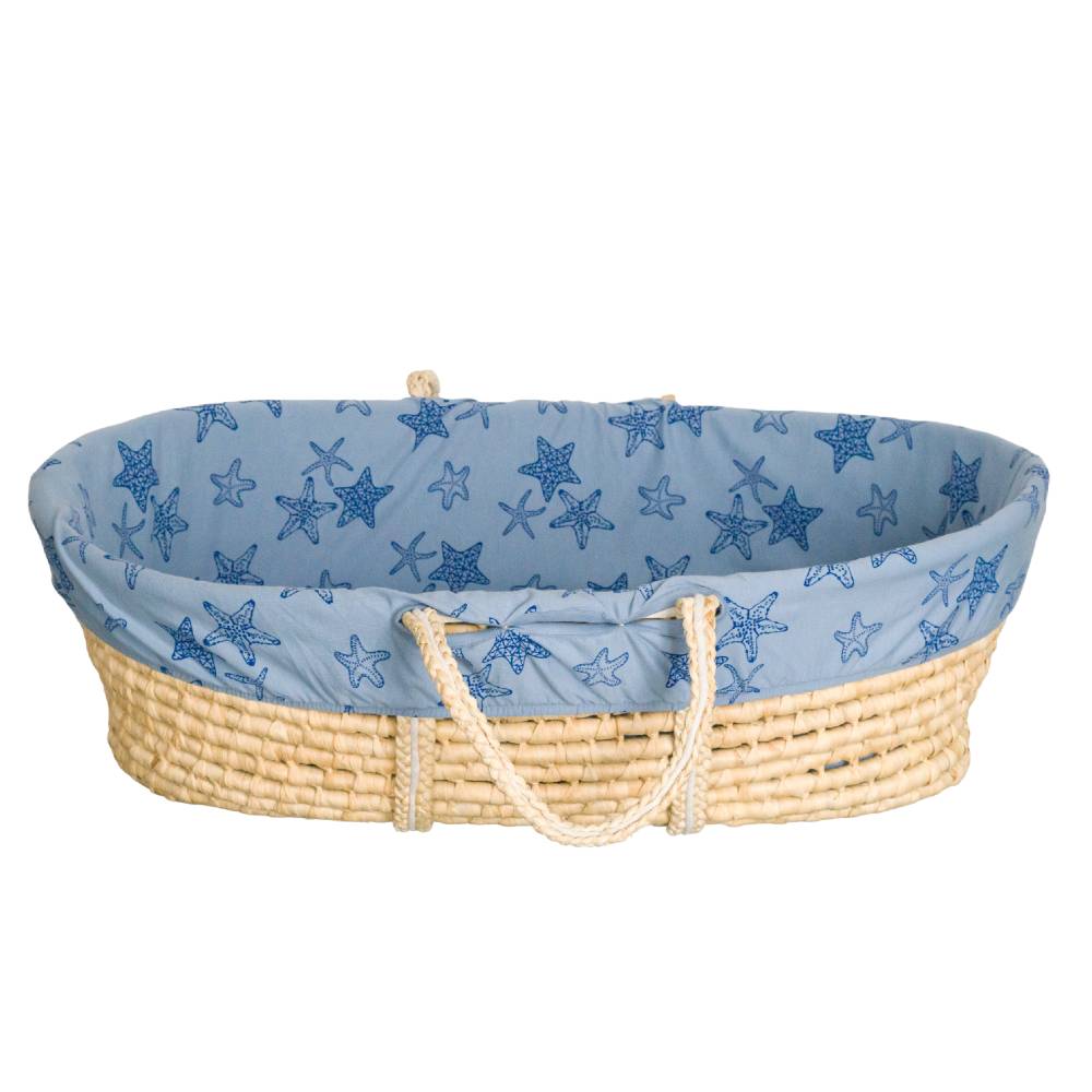 The Sleep Store Moses Basket with Waffle Cover & Co