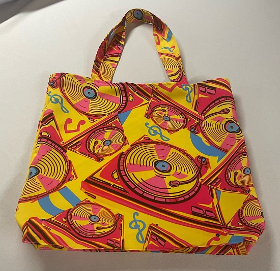 "Off The Record" Cotton Tote Bags