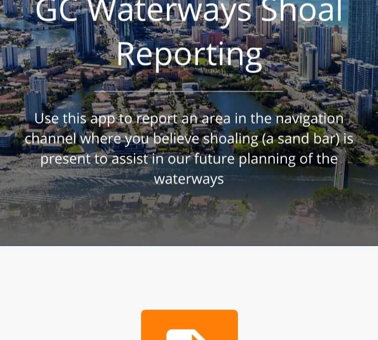 The GC Waterways Shoal Reporting App is here!