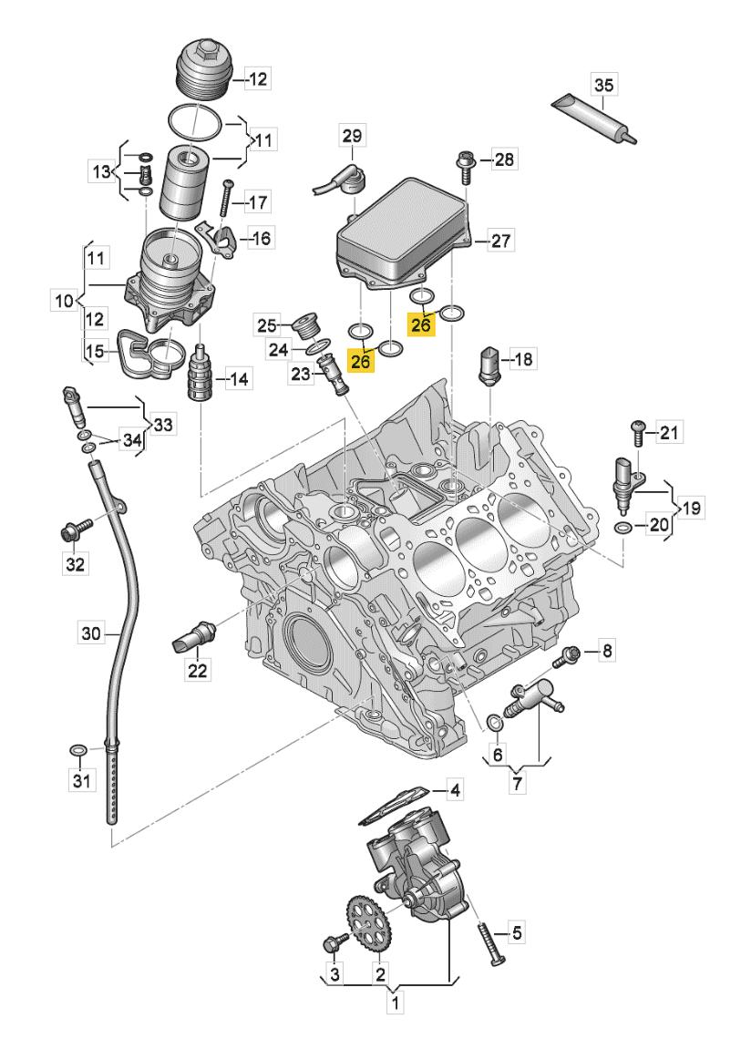 View Auto part Gasket Audi A5 2016