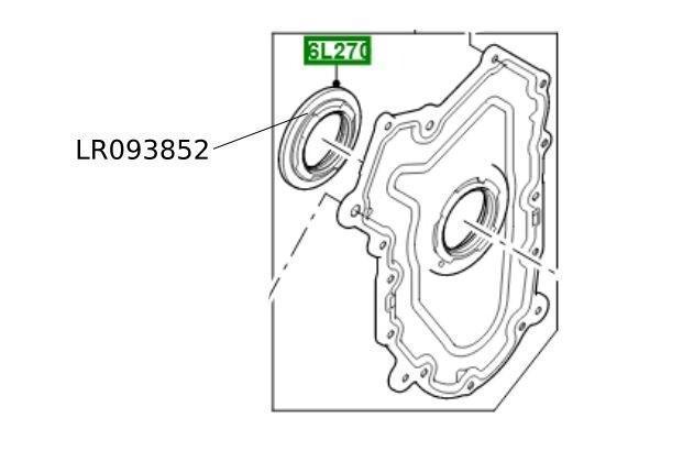 View Auto part Oil Seal Land Rover Discovery Sport 2018