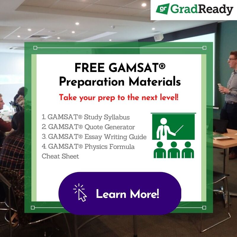 GradReady Free GAMSAT Resources