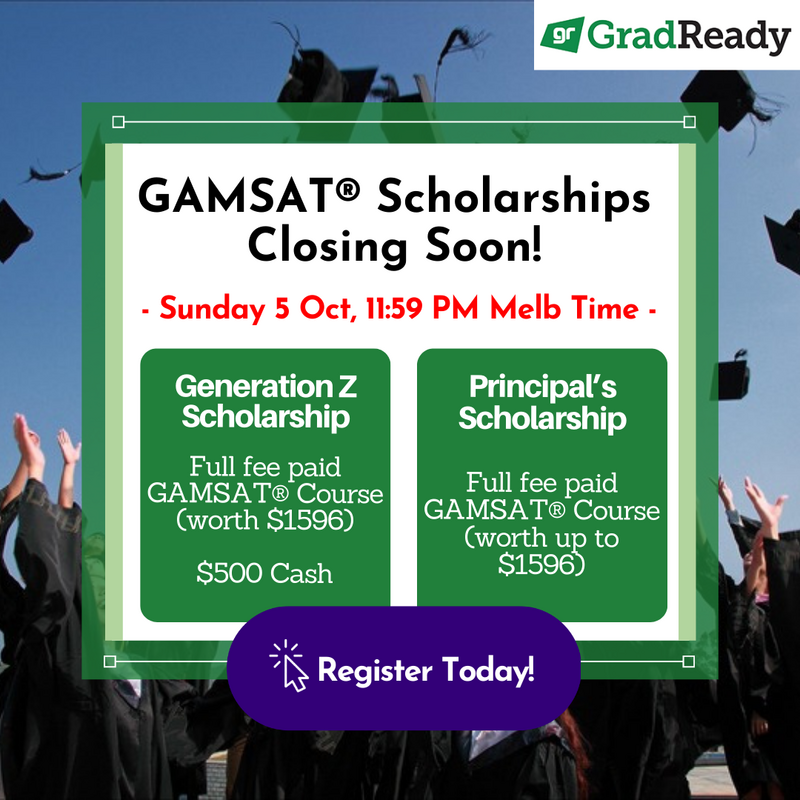GAMSAT Generation Z Scholarships