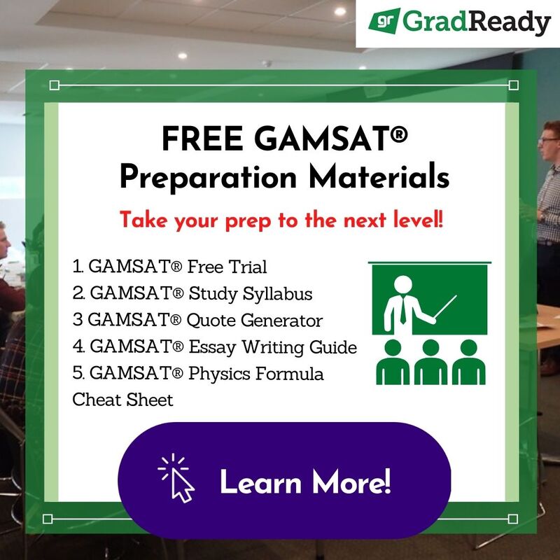 Gradready Free GAMSAT Preparation Materials