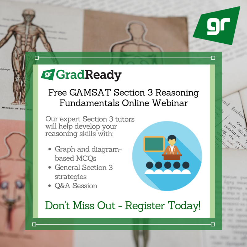 Free GAMSAT Section 3 Reasoning Fundamentals Online Webinar