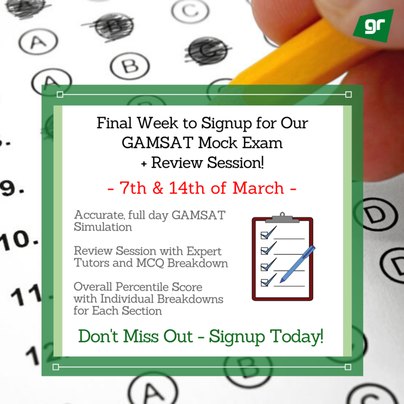 GAMSAT Mock Exam and Review Session