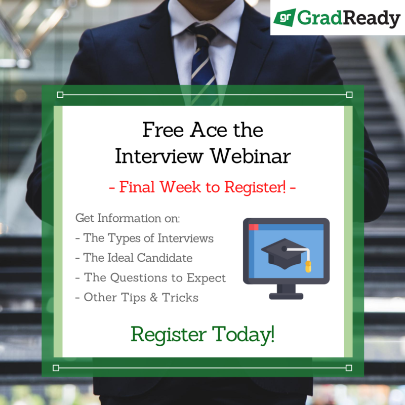 GradReady Free Ace the Interview Webinar