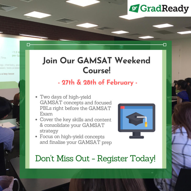 GradReady GAMSAT Weekend Course