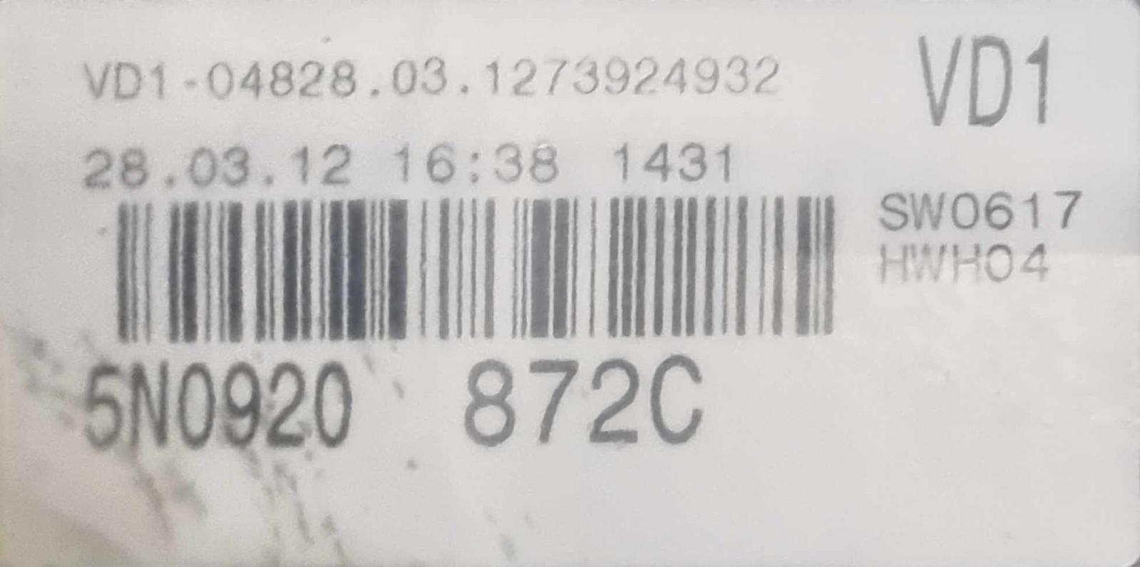 View Auto part Instrument Cluster Volkswagen Tiguan 2012