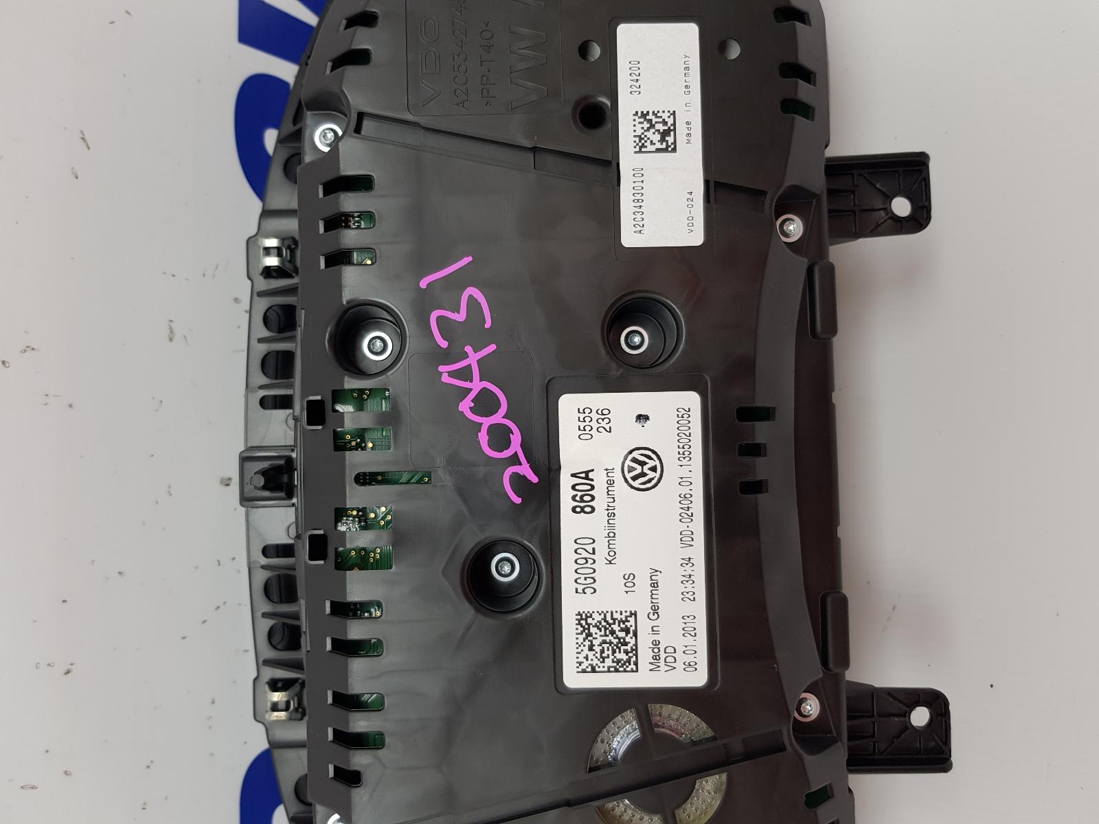 View Auto part Instrument Cluster Volkswagen Golf 2014