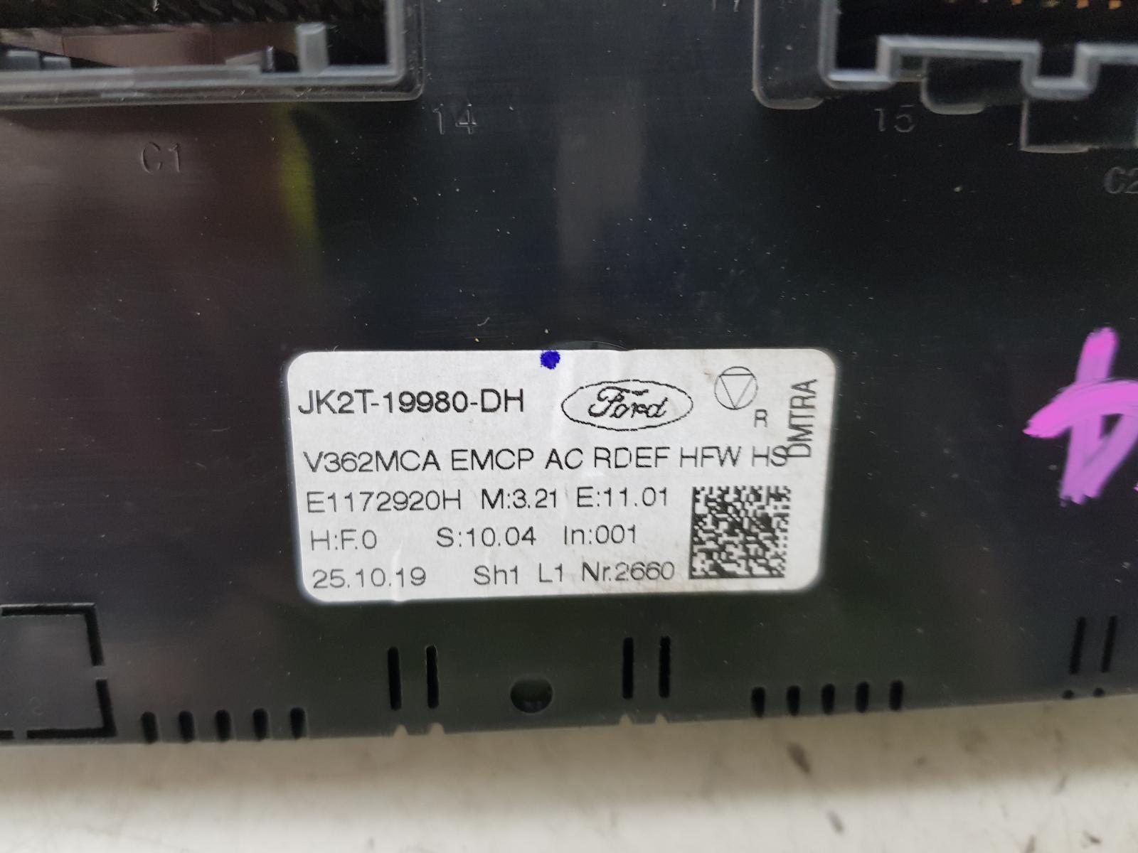 View Auto part Heater/Ac Controls Ford Transit Custom 2020