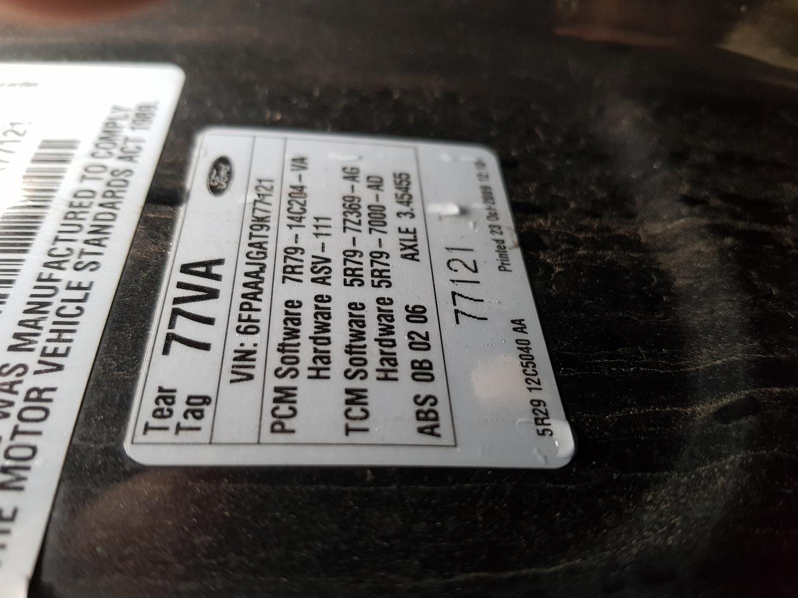 View Auto part Spare Wheel Carrier Ford Territory 2009