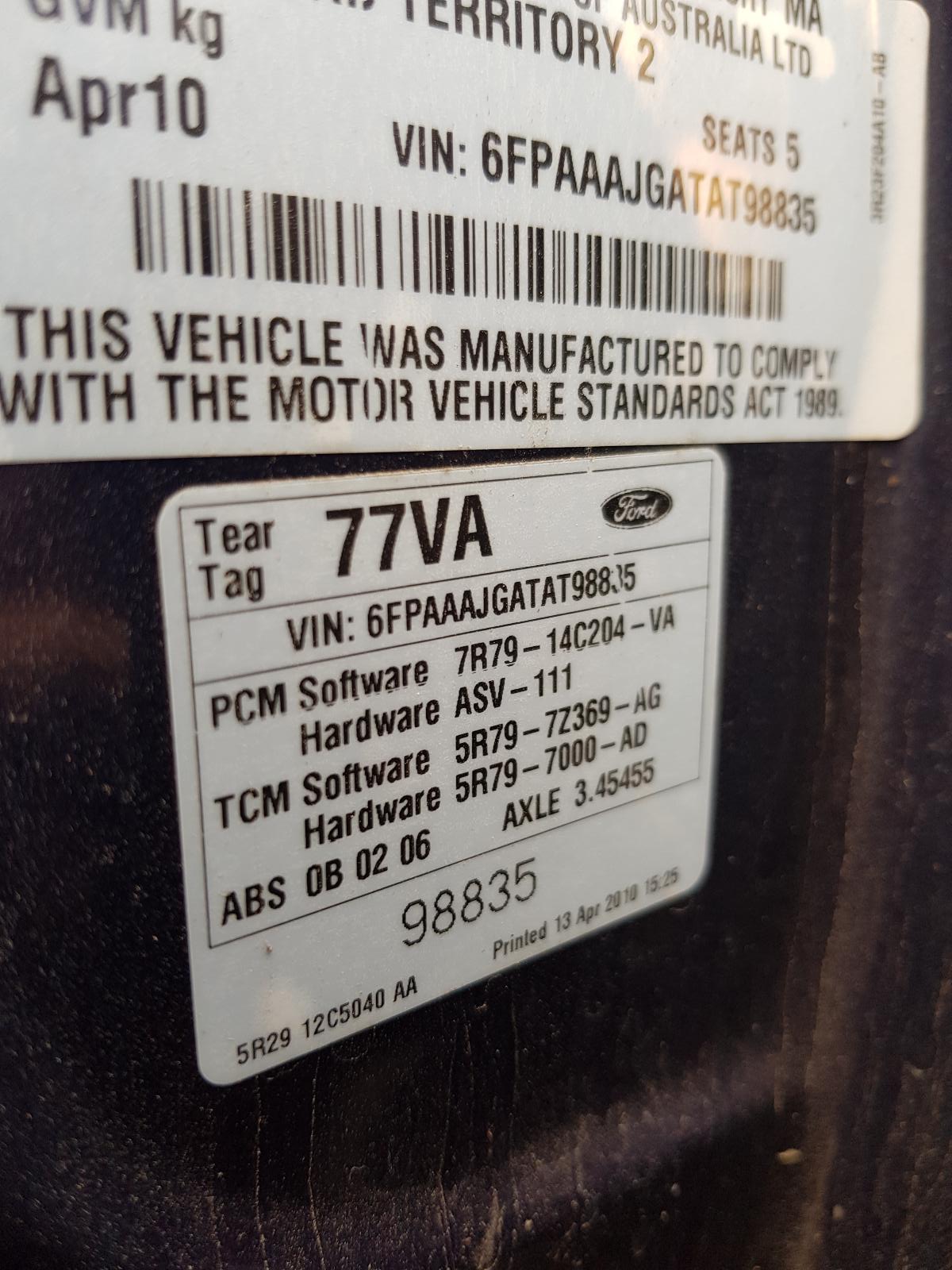 View Auto part Abs Sensor Ford Territory 2010