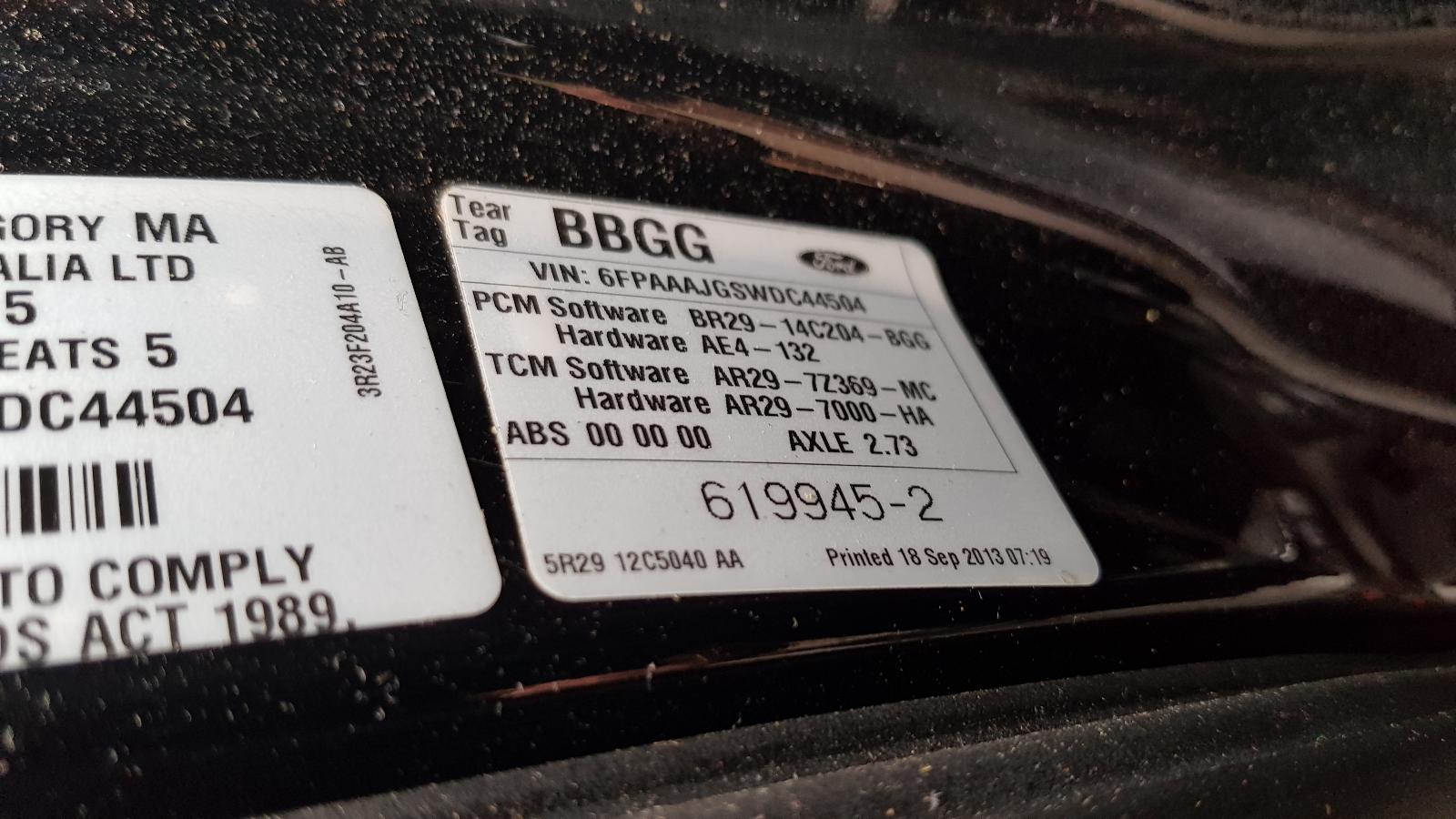 View Auto part Left Rear Trailing Arm Ford Falcon 2013